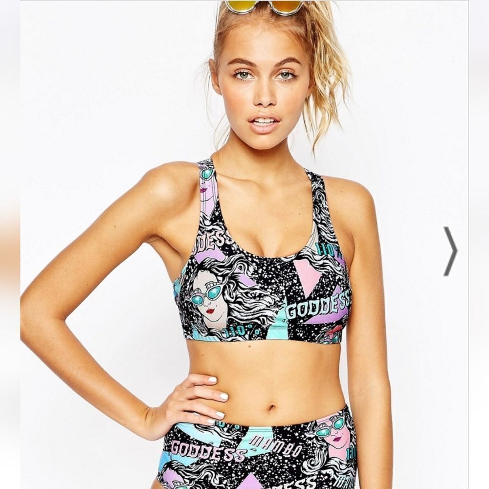 Mambo X Emma Mulholland Goddess Crop Bikini Top - Asos